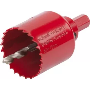 wolfcraft 5470000 Bi-Metal Hole Saw 68 mm for Wood, Metal, Plastic, Plasterboard