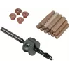 Wolfcraft set bukovih tipli 8 mm s bušilicom, graničnikom dubine i markerima (50 tipli, 56 dijelova) 2917000