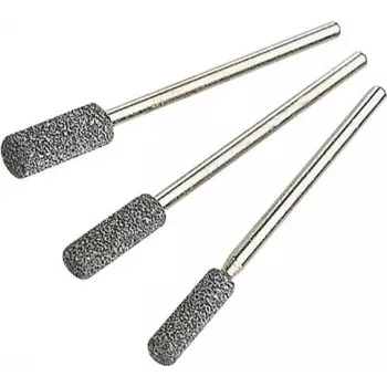 Wolfcraft 2175000 Ceramic Grinding Pin Set, 3-Piece, 2.35 mm Shank
