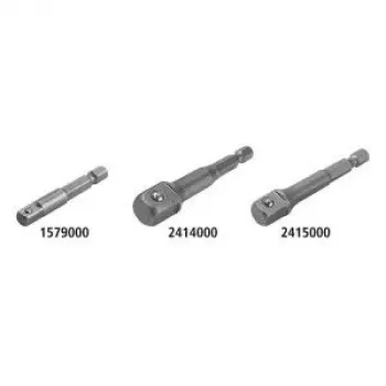 Wolfcraft 2414000 adapter za nasadne ključeve 1/4 inch pogon na 1/2 inch nasadni ključ, 72 mm, krom-vanadij