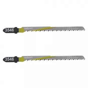 Wolfcraft 3546000 T 101 B listovi za ubodnu pilu, T-drška, HCS, 100 mm, 2 kom