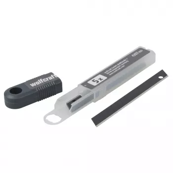 Wolfcraft Profi-Sharp lomljive oštrice 9 mm crne pakiranje 5 kom 4207000