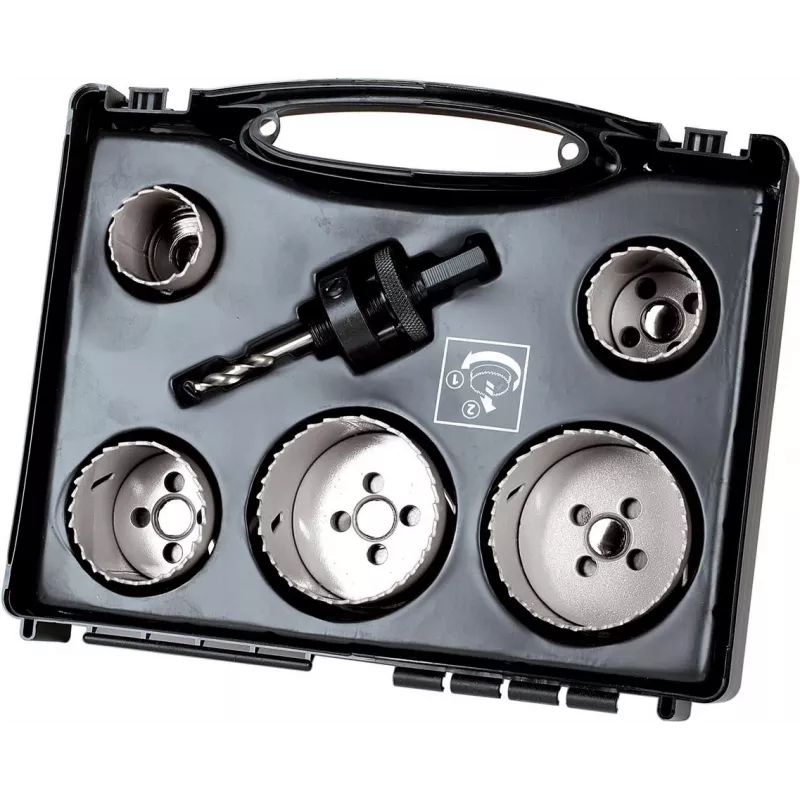 Wolfcraft 5423000 set kružnih pila, 8 dijelova