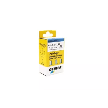 GESIPA PolyGrip® matica za slijepe zakovice M5 nehrđajući čelik A2, tijelo 7 x 13,5 mm, 50 komada 1464888