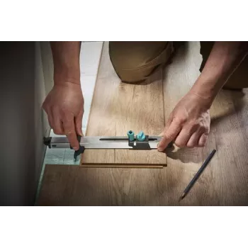 wolfcraft 6952000 ravnalo od nehrđajućeg čelika 320 mm s graviranom metrijskom skalom