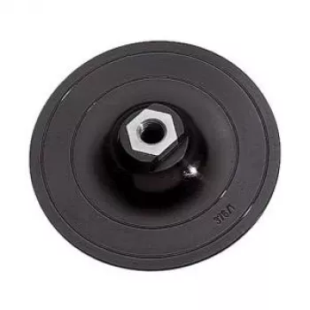 wolfcraft 125 mm čičak brusna ploča s adapterom za steznu glavu i brusnim listom K80 (2285000)