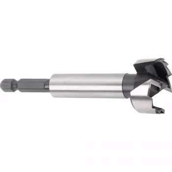Wolfcraft 3310000 Forstner Drill Bit 35 mm Diameter, 90 mm Length, 1/4 inch Hex Shank