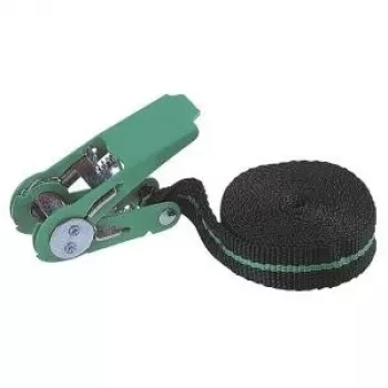 Wolfcraft 3418000 jednodijelni zatezni remen s račnom, 4 m x 25 mm, LC 90 daN