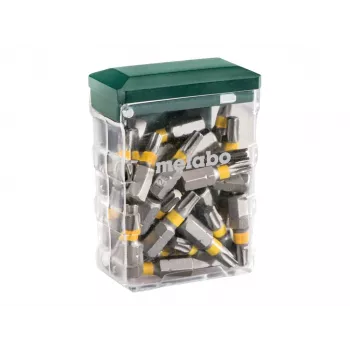 Metabo 626712000 25-Piece TX20 Security Torx Bit Box with Magnetic Bit Holder