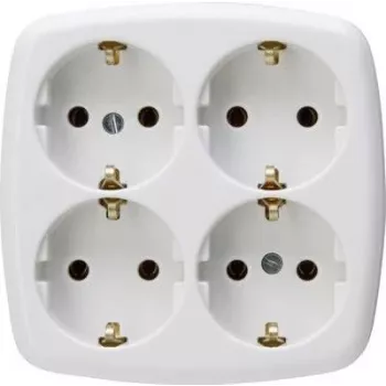 HEINRICH KOPP Paris Schuko utičnica tip F, ugrađena, bijela, 16 A, 250 V, zaštita za djecu 121001009