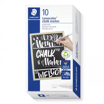 STAEDTLER 344-0 Lumocolor kreda marker bijeli