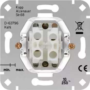 HEINRICH KOPP uložak prekidača za rolete HK05/HK07 aluminij 250V 10A 504500004
