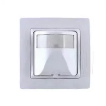 HEINRICH KOPP 808413011 Infrared Motion Sensor, Wired, Wall Mount, White, 180° PIR, 12m Range, IP44
