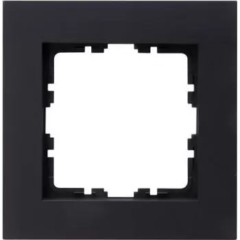 HEINRICH KOPP HK07 PURE okvir poklopca za 1 modul, antracit, 86x86x9.5mm, IP20, stezno pričvršćenje 406815004