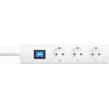 Kopp UNOversal produžni kabel za unutarnju upotrebu 3 Schuko utičnice 1,4m bijeli 232502006