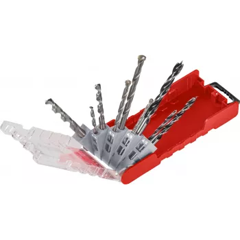 kwb 109154 set svrdla za kamen, 9 dijelova, 4/6/8 mm, s karbidnim vrhom, DIN 8039