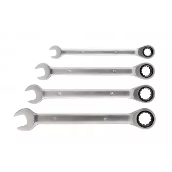 KWB 460490 set dvostrukih prstenastih čegrtaljki 4 dijela 10-17 mm