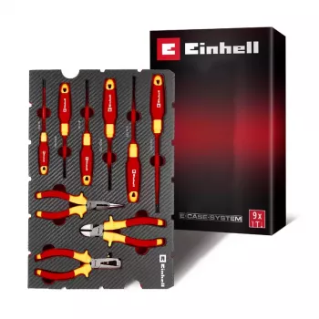Einhell 370524 uložak za kovčeg 9-dijelni pjenasti organizator za E-Case