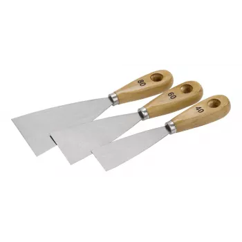 kwb 029997 set lopatica 4 dijela, nehrđajući čelik, fleksibilne oštrice 30-100 mm
