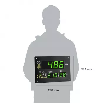 TFA Dostmann AIRCO2NTROL OBSERVER CO2 Monitor - Black 31.5002