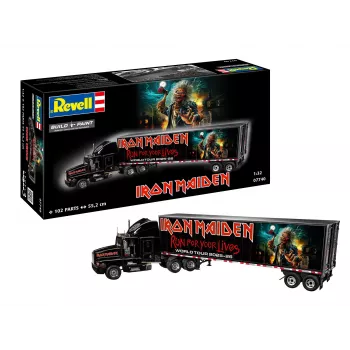 Revell 07740 Tour Truck “Iron Maiden”, modelarski set 1:32, razina 3, 102 dijela