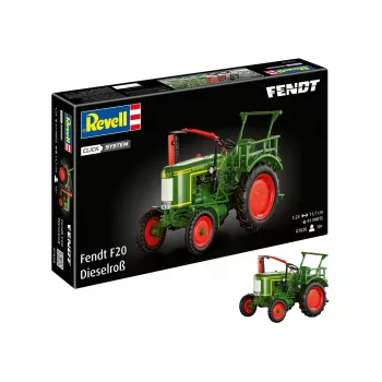 Revell Fendt F20 Dieselroß traktor Click System modelarski set 1:24 078289090