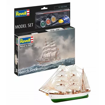 Revell modelarski set Gorch Fock 1:200 jedrilica plastični modelarski set 65432
