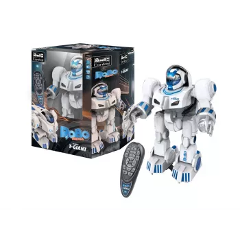 Revell Control T-Giant RC robot - 2,4 GHz, bacač pjenastih diskova, LED efekti, bijelo/sivo/narančasto 24700
