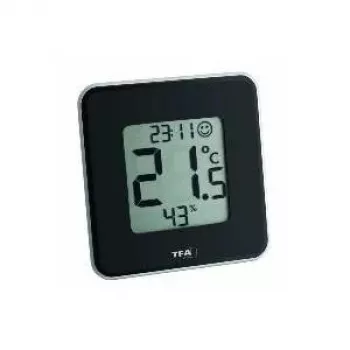 TFA Dostmann 30.5021.01 Style digitalni termo-higrometar, crni (30.010.425)