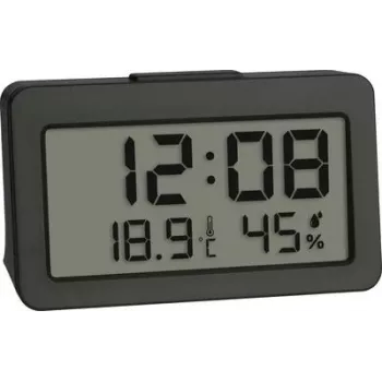 TFA Dostmann 60.2045.10 Quartz Alarm Clock Grey