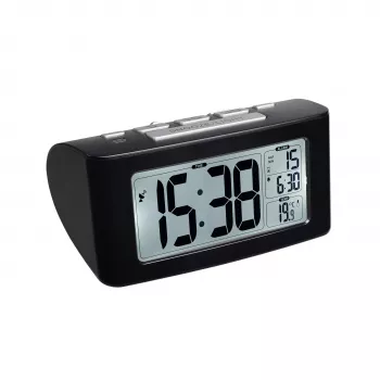 TFA Dostmann radio-budilica 60.2532.01 crna