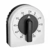 TFA Dostmann analogni kuhinjski timer za jaja, bijelo-crni, analogni (38.1041)