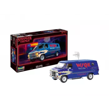 Revell 07732 Squawk Van: Stranger Things, modelarski set 1:25, 75 dijelova