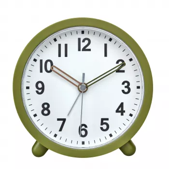 TFA Dostmann 60.1043.04 Quartz Alarm Clock Olive Green