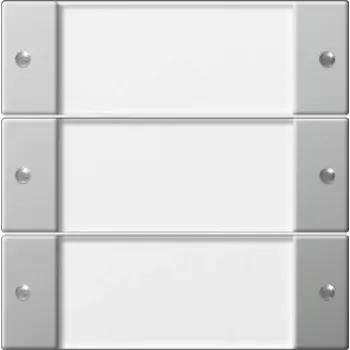 Gira 2133600 klackalica 3-struka BSF System 55, prozirna/nehrđajući čelik