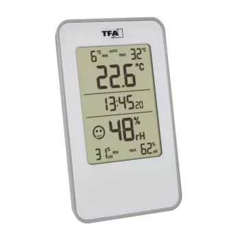 TFA Dostmann 30.5057.02 digitalni termo-higrometar, unutarnji, bijeli