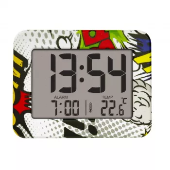 TFA Dostmann 60.2044.40 Quartz Alarm Clock Colourful