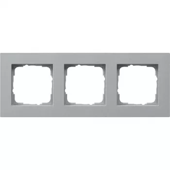 Gira E2 Flat okvir 3-struki, aluminij 213255