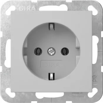Gira System 55 SCHUKO uložak utičnice, sivi 4466015