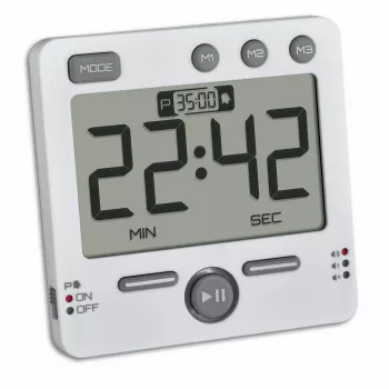 TFA Dostmann 99HOURS digitalni tajmer, bijeli 38.2049.02