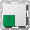 Gira System 55 tipka Off/Stop, čisto bijela 291103