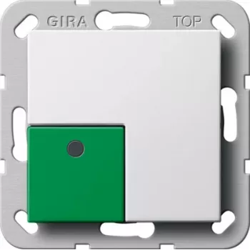 Gira System 55 tipka Off/Stop, čisto bijela 291103