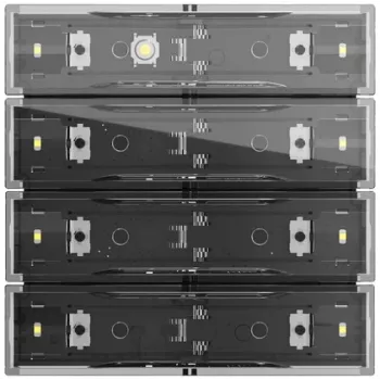Gira Tastsens.4.70 Standard 4f KNX 531400 - 4-struki KNX tipkalo, čisto bijeli sjajni