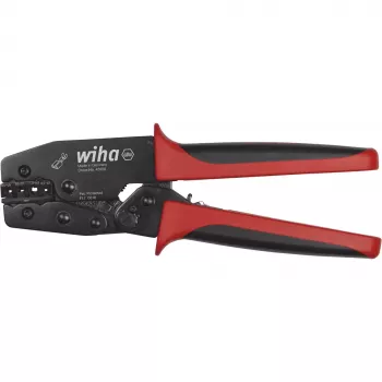 Wiha 45958 Crimping Pliers for Uninsulated Flat Connectors and Receptacles 0.5-6 mm² (20-10 AWG)