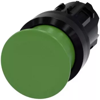 Siemens SIRIUS ACT prednji element gljivastog tipkala, plastika, zeleni, 40 mm, s povratom 3SU1000-1AD40-0AA0