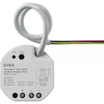 Gira dimmer aktuator 1-struki 200 W podžbukni KNX Secure 506500
