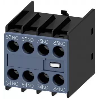 Siemens 3RH2911-1XA40-0MA0 pomoćni kontaktni blok, 4 NO, vijčani priključak, bočna montaža za SIRIUS 3RH2/3RT2