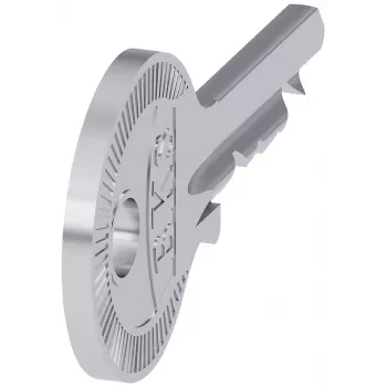 Siemens SIRIUS ACT ključ za sklopke na ključ, broj brave S1, metal, srebrni 3SU19500FD800AA0