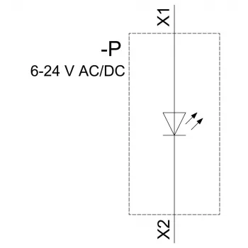 SIEMENS SIRIUS ACT LED modul, integrirana LED, crveni, 6-24V AC/DC, vijčana stezaljka 3SU14011BG201AA0