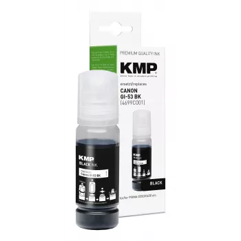 KMP PRINTTECHNIK tinta za punjenje za Canon GI-53BK, crna, 60 ml, kompatibilna 1583,0001